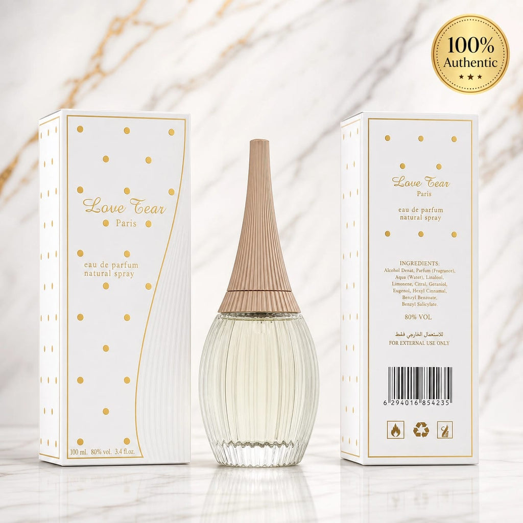 Love Tear Paris – Eau de Parfum Natural Spray | 100ml | 3.4 fl.oz