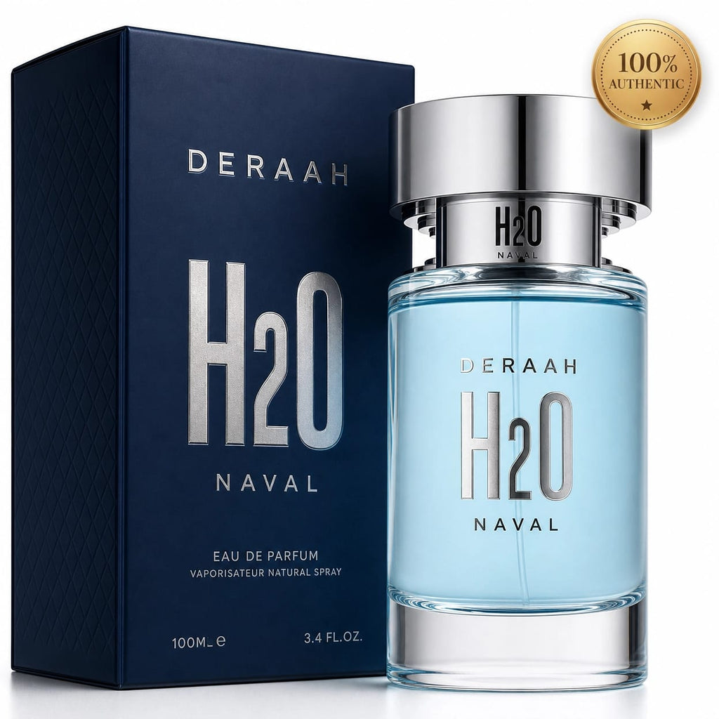 Deraah H2O Naval – Eau de Parfum Natural Spray | 100ml | 3.4 fl.oz