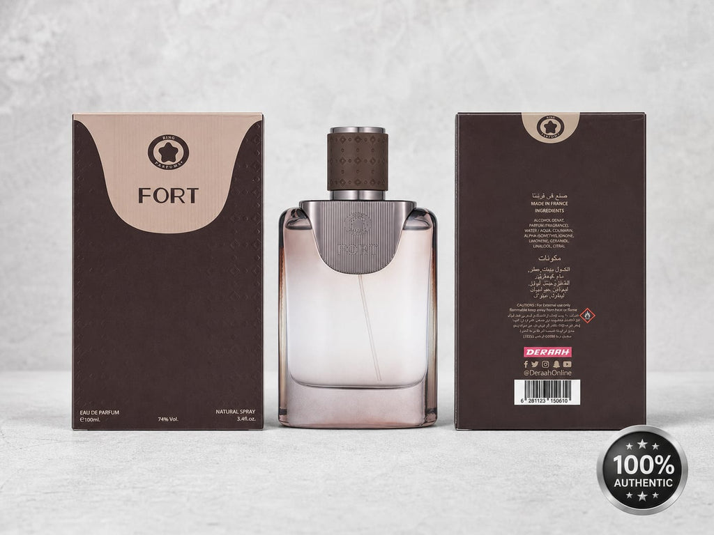 Ring Parfums FORT by Deraah – Eau de Parfum Natural Spray | 100ml | 3.4 fl.oz