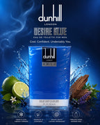 Dunhill Desire Blue Eau De Toilette for Men 150ml | Fresh Citrus & Woody Long Lasting Fragrance