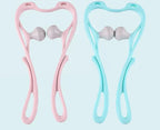 Neck Massager High Quality Multi-function Manual Relaxed Cervical Massager Pressure Relieve Double Ball Pressing Meridian Massager