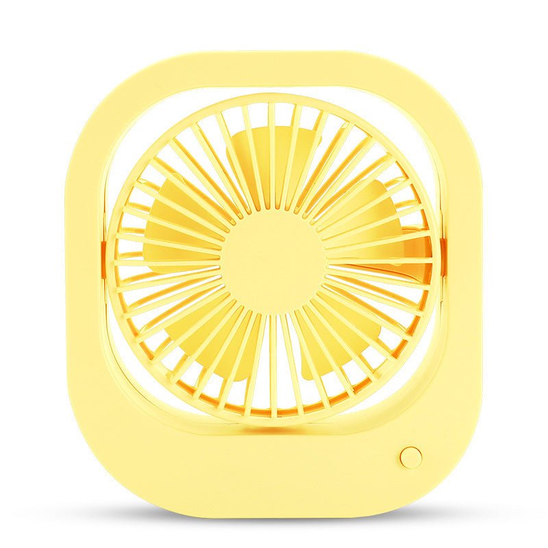USB Desk Fan Portable Desktop Table Fan With 2 Speed 180 Rotation Adjustable Strong Wind Quiet Mini Fan For Office Household